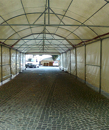 Affitto coperture tunnel
