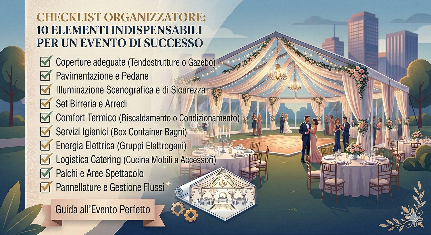 Checklist Organizzatore: 10 elementi indispensabili per un evento di successo